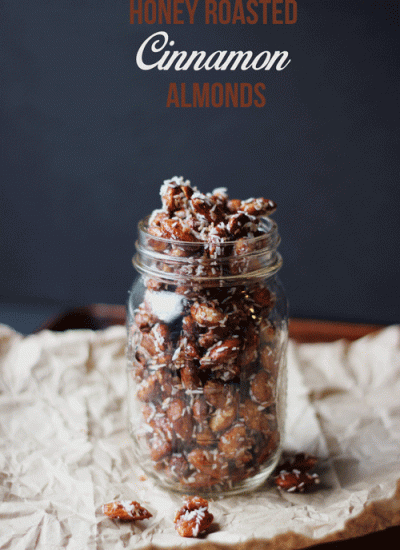 Honey Roasted Cinnamon Almonds | Dietitian Debbie Dishes