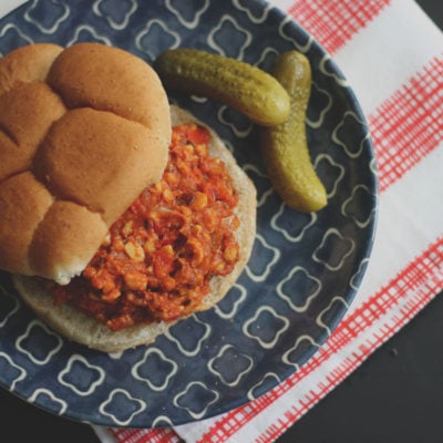 Vegan Sloppy Joes | Dietitian Debbie Dishes