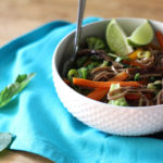 Vegan Asian Noodle Bowl with Soy Basic Sauce