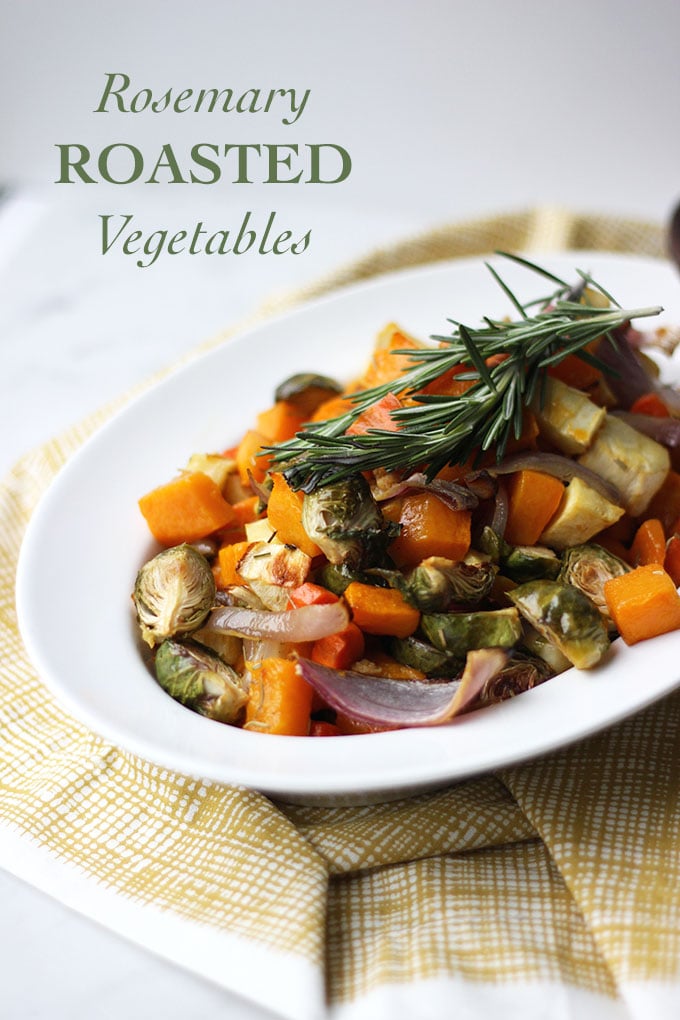 Rosemary Roasted Vegetables | Dietitian Debbie Dishes