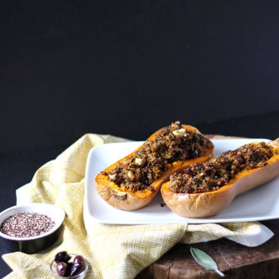 Vegetarian Stuffed Butternut Squash