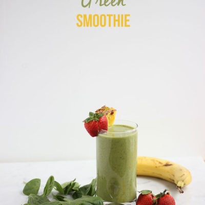 Strawberry Pineapple Green Smoothie