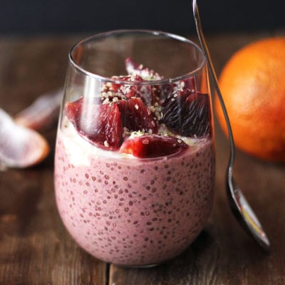 Blood Orange Chia Seed Pudding