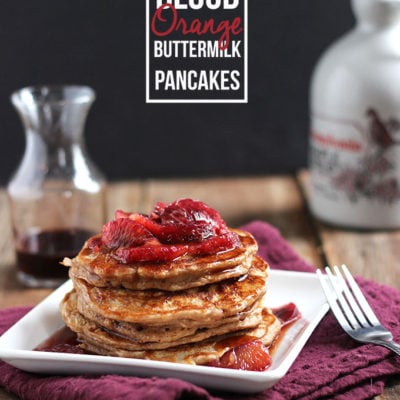 Blood Orange Buttermilk Pancakes | Dietitian Debbie Dishes