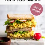 easy vegan tofu egg salad