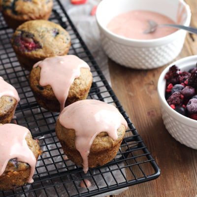 Vegan Berry Muffins | Dietitian Debbie Dishes