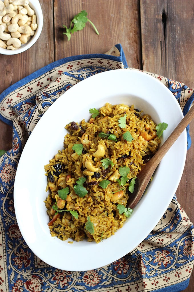 Indian Spiced Brown Rice | Dietitian Debbie Dishes