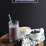 Blueberry Pie Smoothie | Dietitian Debbie Dishes