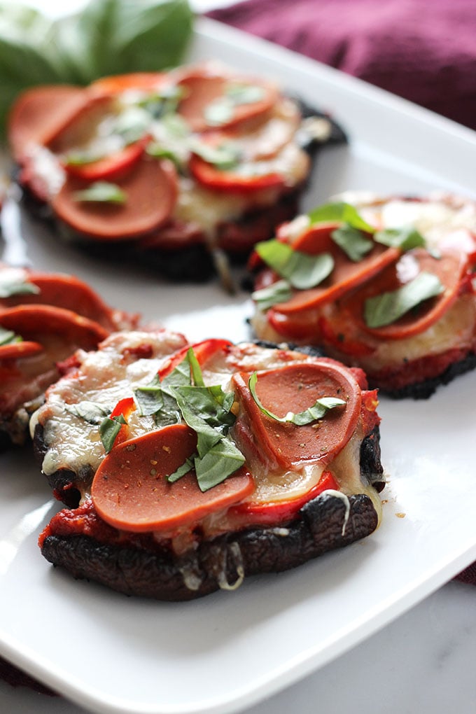 Portobello Mushroom Pizza | Dietitian Debbie Dishes