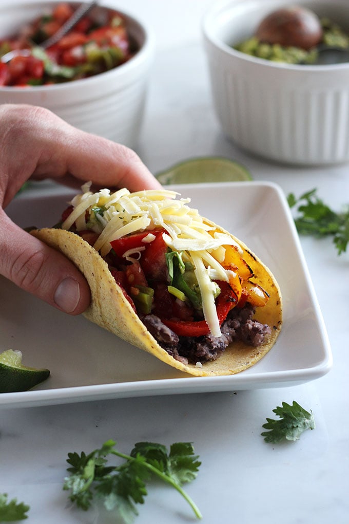 Vegetarian Grilled Fajitas.