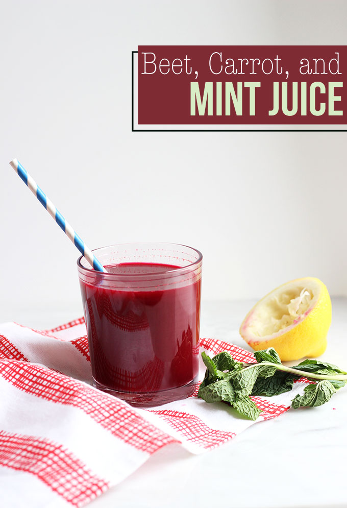 Beet Carrot and Mint Juice