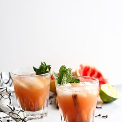 Spiced Grapefruit and Rum Cocktail
