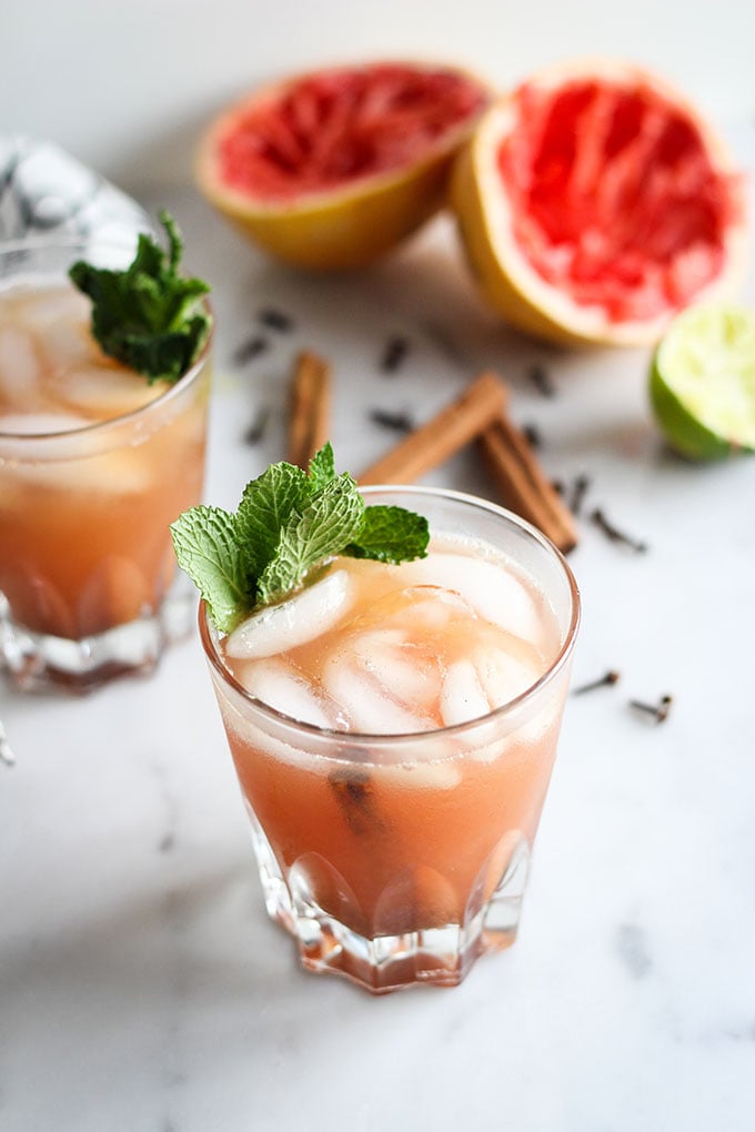 Spiced Grapefruit and Rum Cocktail 3