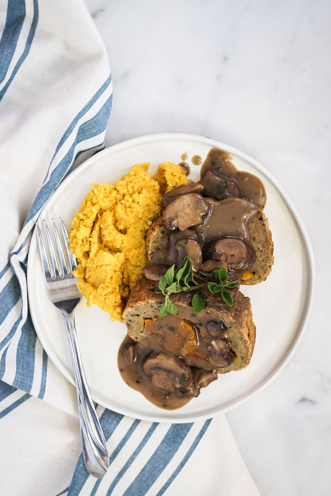 Vegan Stuffed Seitan Roast