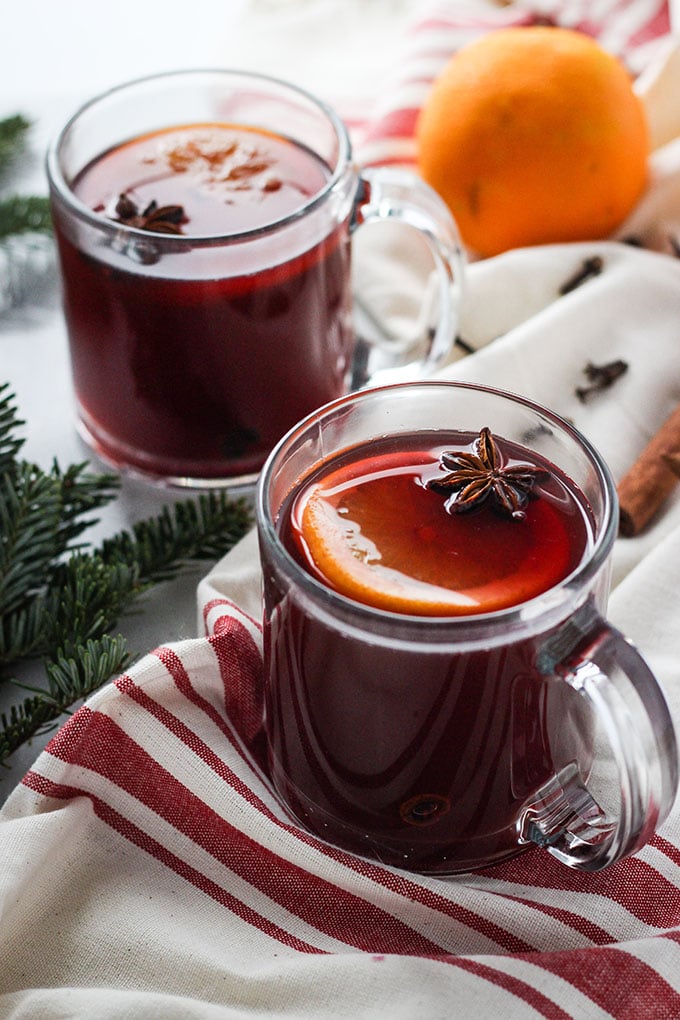 Hot Spiced Wine - Dietitian Debbie Dishes