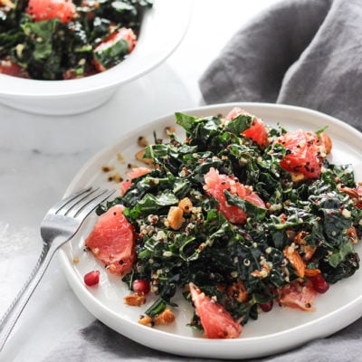 Grapefruit Kale Salad | Gluten Free, Vegan