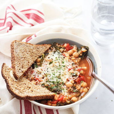 Italian Farro Soup | Vegetarian