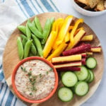 Lemon Herb White Bean Dip | Vegan, Gluten Free