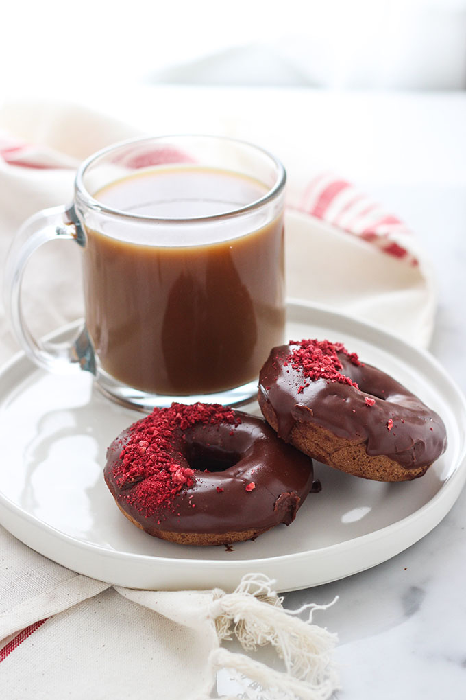 Gluten Free Baked Chocolate Donuts