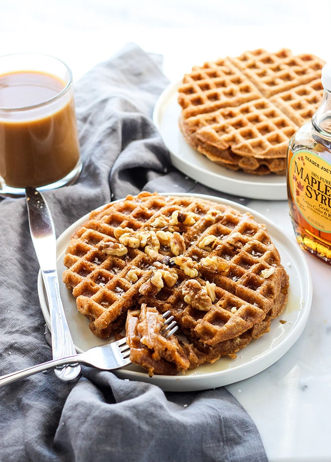 Gluten-Free Sourdough Waffles - The Roasted Root