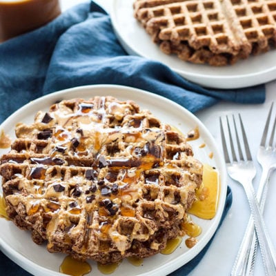 Vegan Chocolate PB Waffles 2