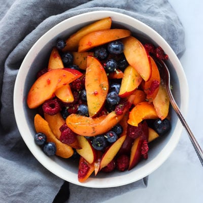 Apricot, Berry and Nectarine Fruit Salad