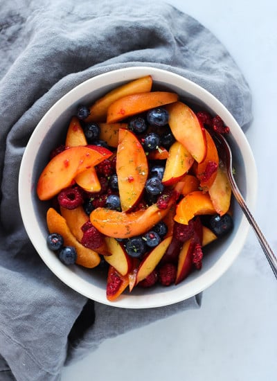 Apricot, Berry and Nectarine Fruit Salad