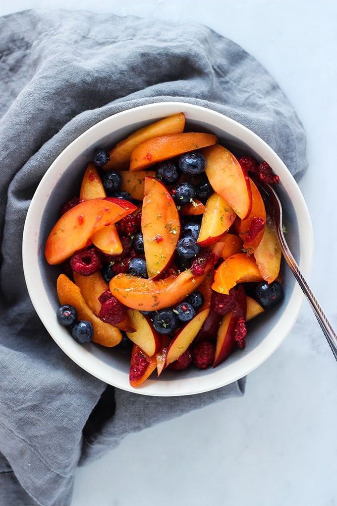 Apricot, Berry and Nectarine Fruit Salad