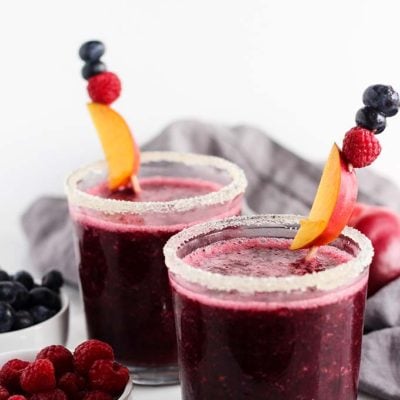Frozen Berry and Nectarine Sangria
