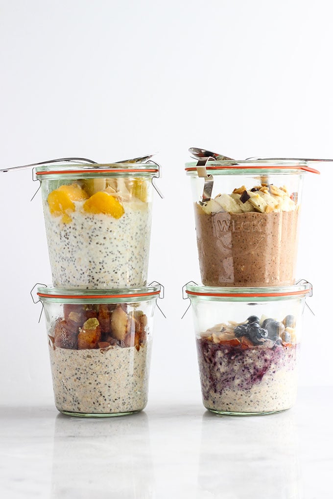 Overnight Oats 4 Different Ways | A Healthy Breakfast