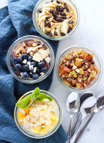 Overnight Oats 4 Different Ways | A healthy breakfast that is perfect for on-the-go