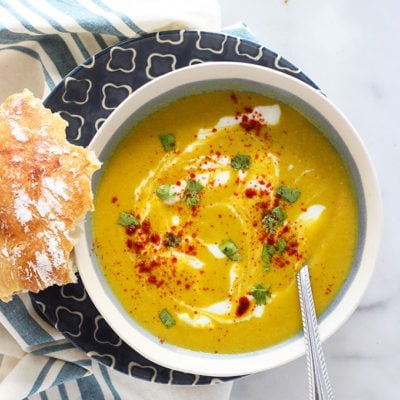 Vegan Curry Summer Squash Soup