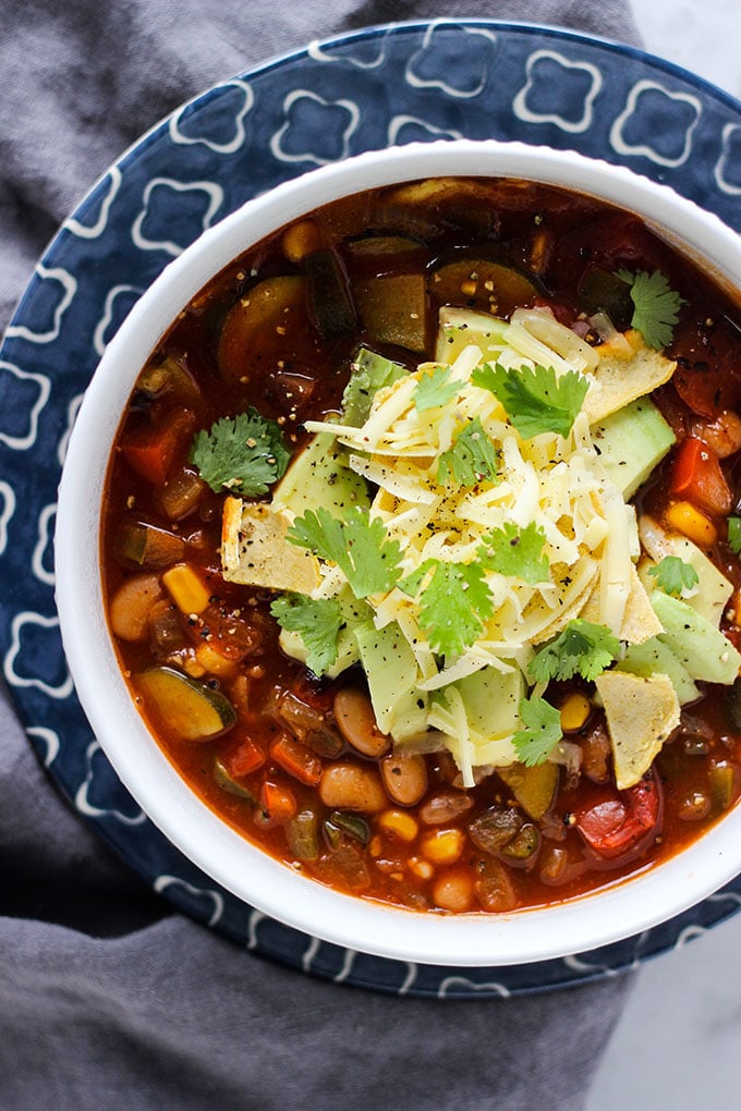 Vegetarian Enchilada Soup