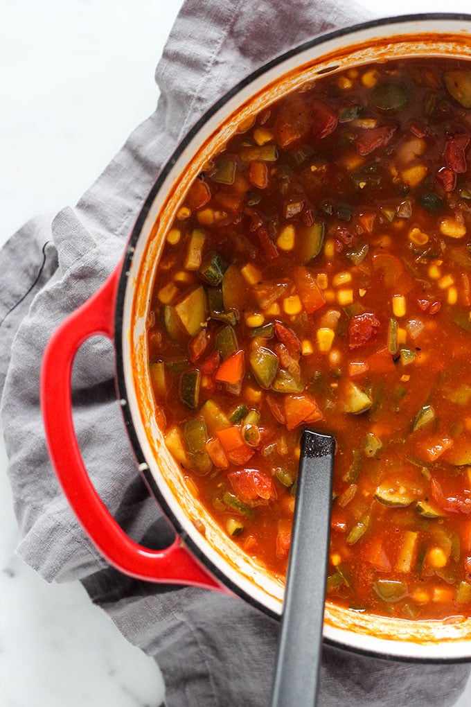 Vegetarian Enchilada Soup