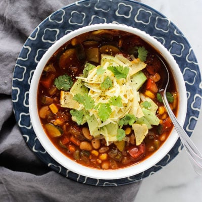 Vegetarian Enchilada Soup