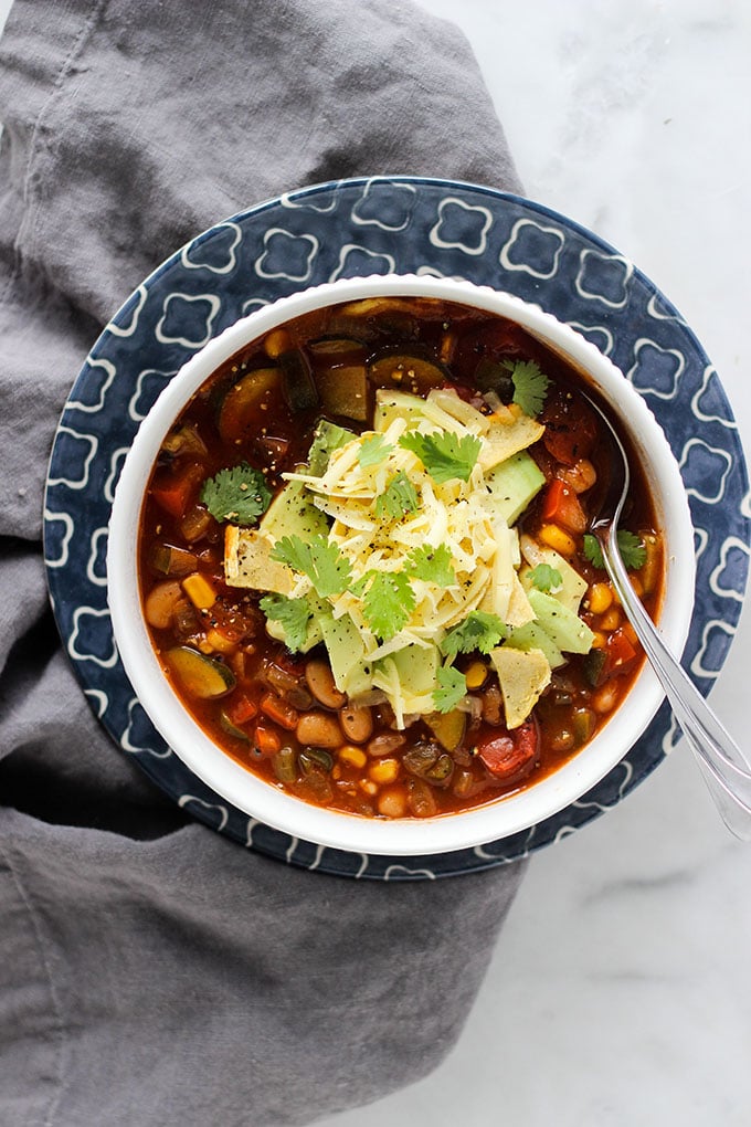 Vegetarian Enchilada Soup