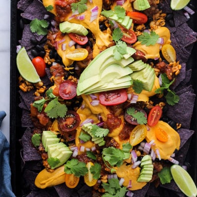 Vegan Tempeh Nachos