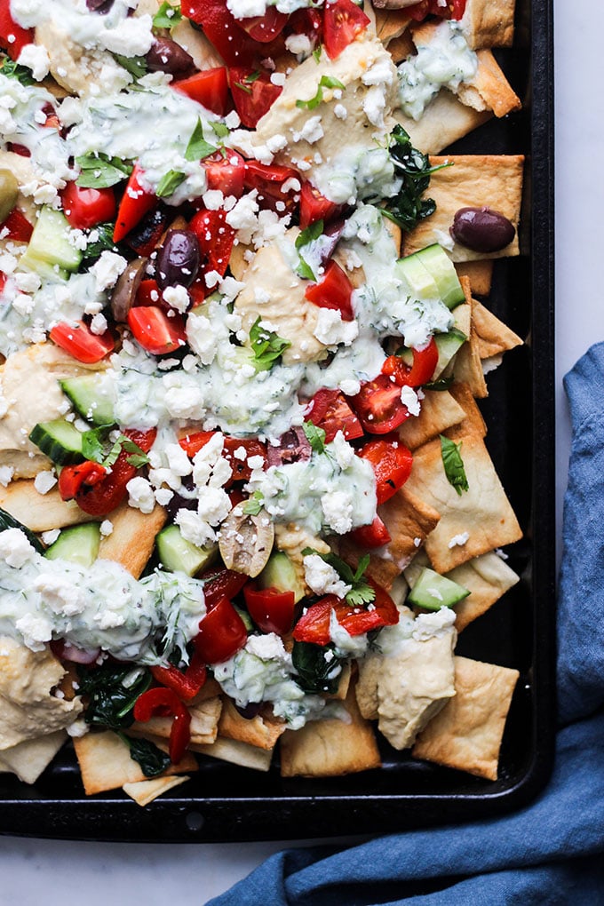 Mediterranean Nachos