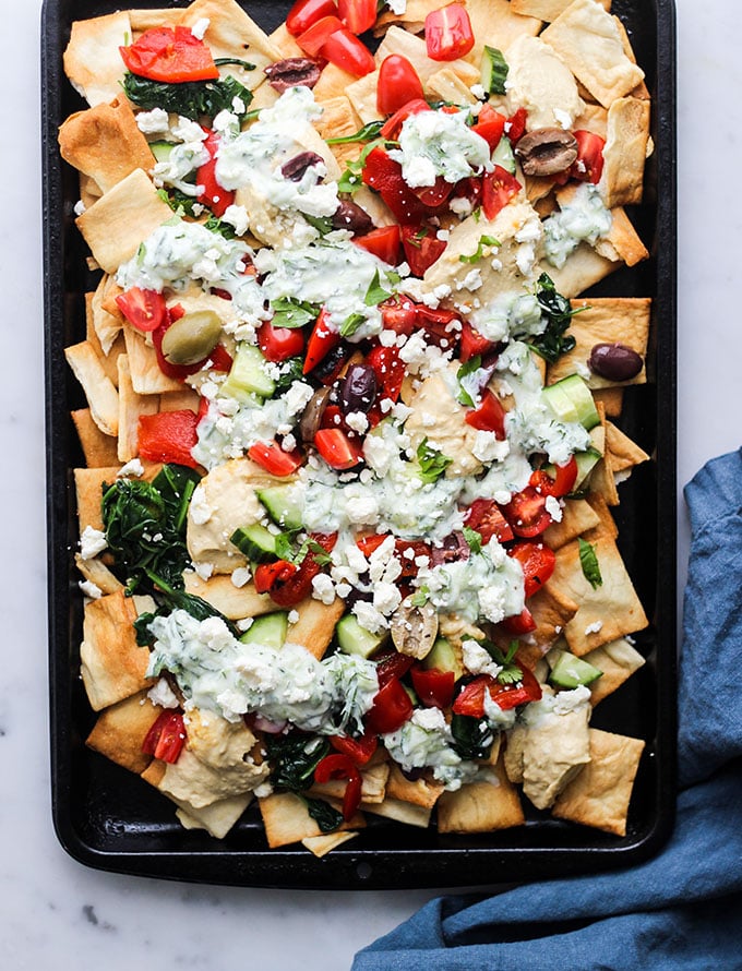 Mediterranean Nachos