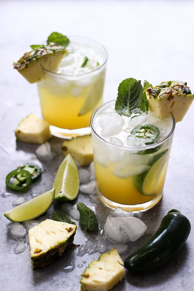 Pineapple Jalapeno Mojito