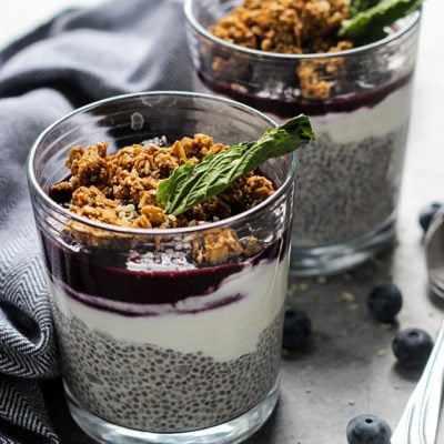 Blueberry Acai Chia Pudding