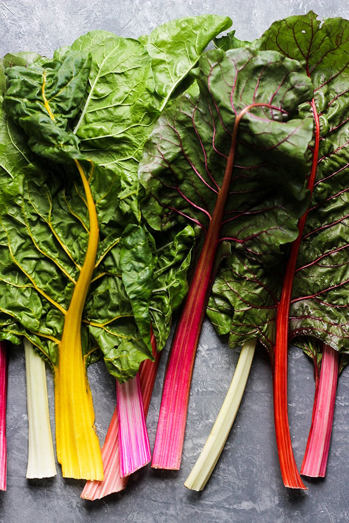 Swiss Chard Frittata Ingredient Shot