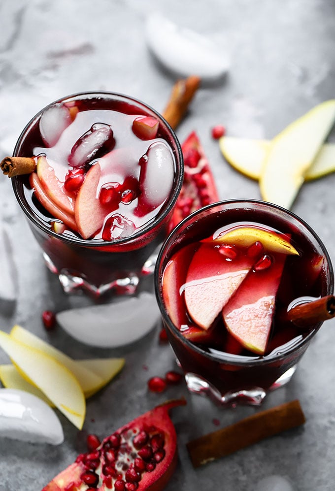 Pomegranate Ginger Sangria.