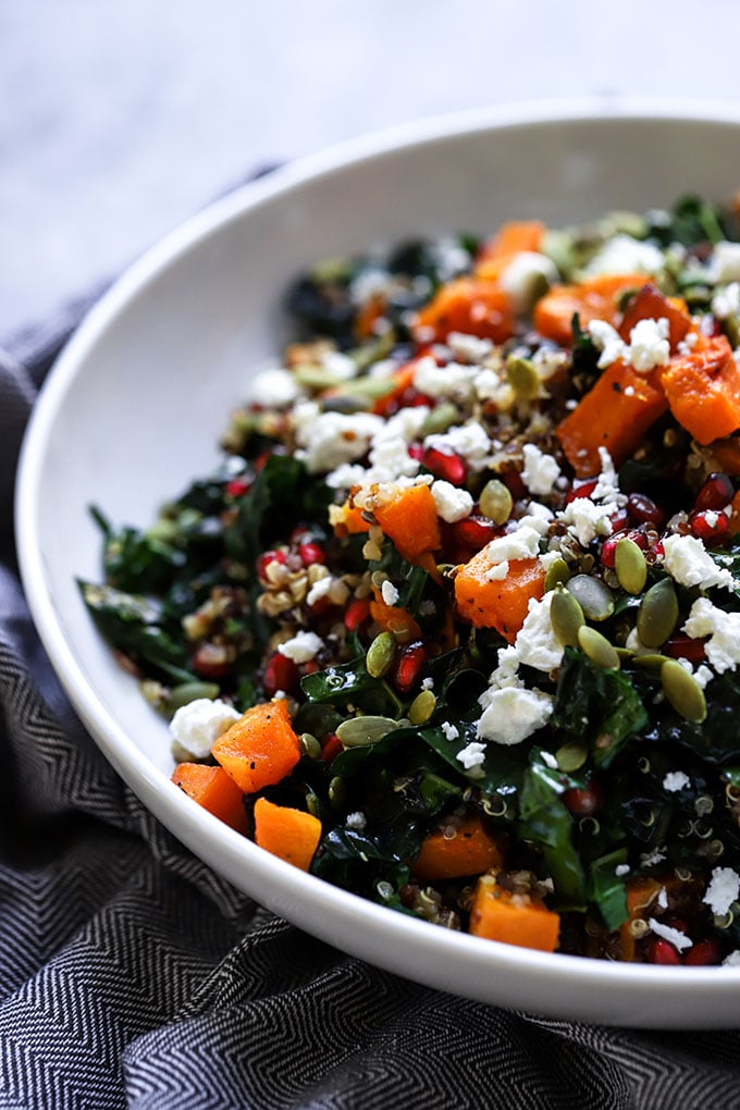 winter kale salad