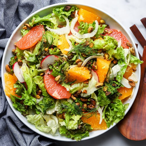 Simple Citrus and Fennel Salad | Dietitian Debbie Dishes