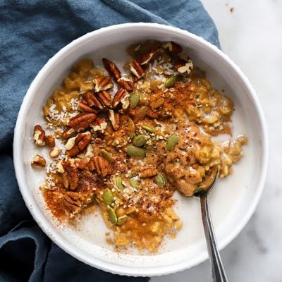 healthy pumpkin oatmeal