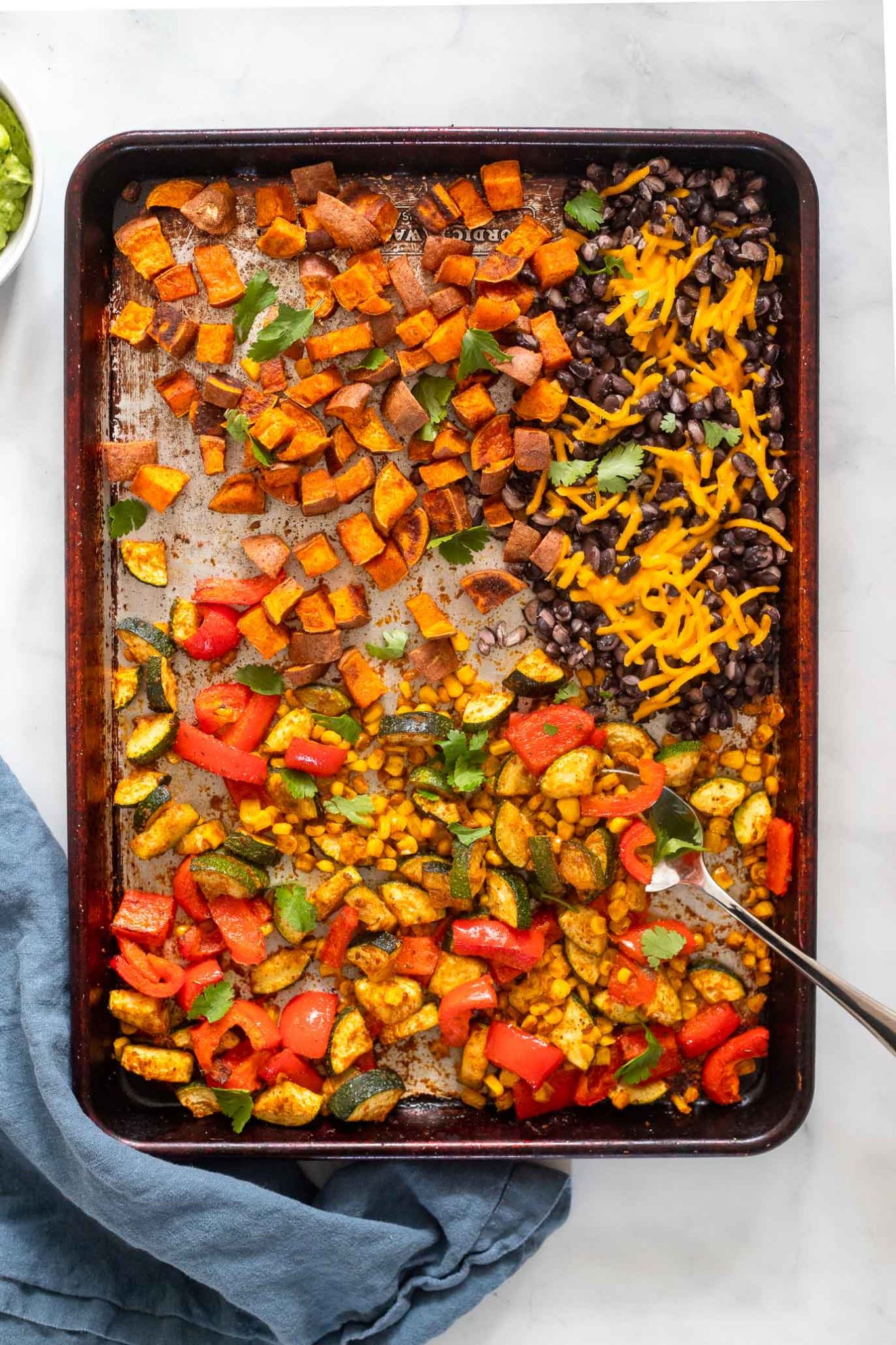 Southwest Sheet Pan Dinner Dietitian Debbie Dishes