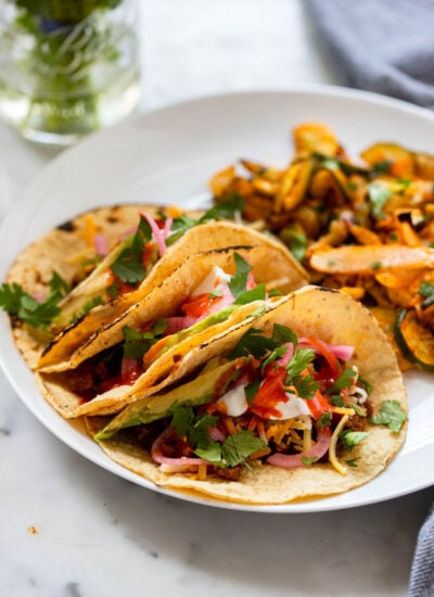easy vegan tacos with seitan