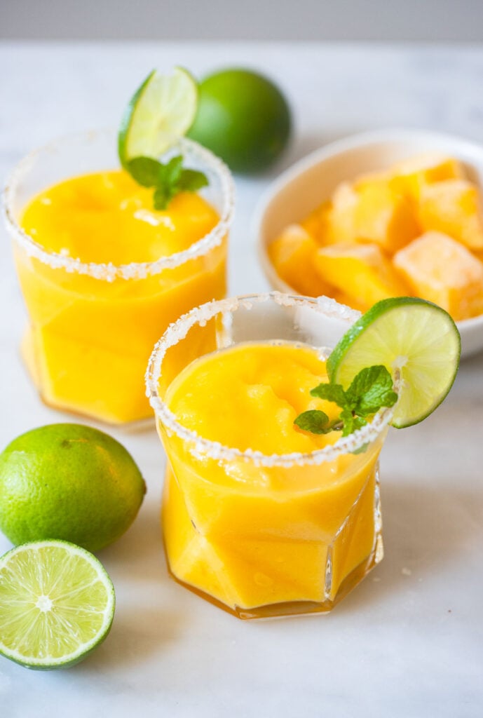 Frozen Mango Margarita Dietitian Debbie Dishes