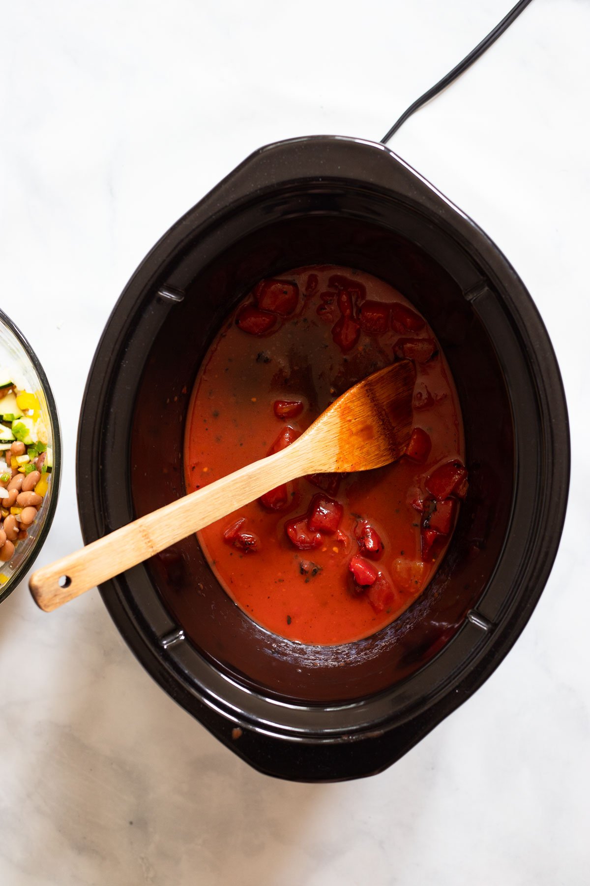 Vegetarian Slow Cooker Enchilada Casserole Dietitian Debbie Dishes